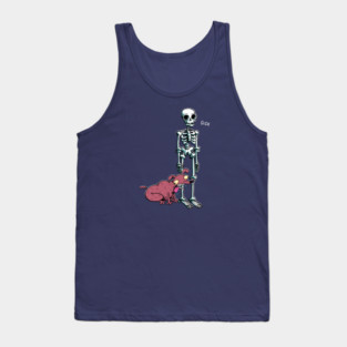 The Skeleton and the dog Tank Top