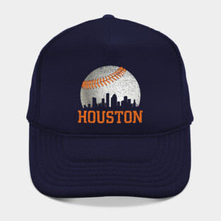Vintage Houston Texas Skyline Baseball Hat