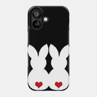 Easter Bunny Love Couple Shirts and Gifts Phone Case