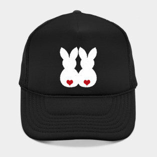 Easter Bunny Love Couple Shirts and Gifts Hat