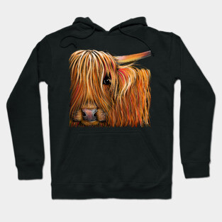 SCoTTiSH HiGHLaND CoW ' BuTTeRNuT ' Hoodie