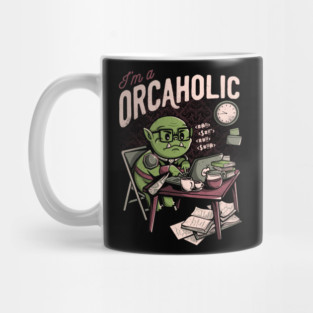 Orcaholic - Funny Geek Office Gift Mug