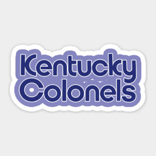 Defunct Kentucky Colonels ABA Basketball Sticker