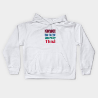 Random Combination of Words.. Kids Hoodie