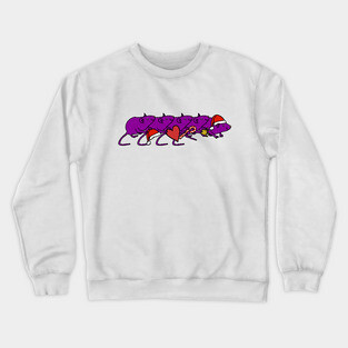Christmas Humor Rats With Funny Gifts Crewneck Sweatshirt