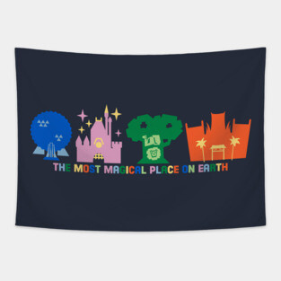 The Most Magical Place on Earth Tapestry