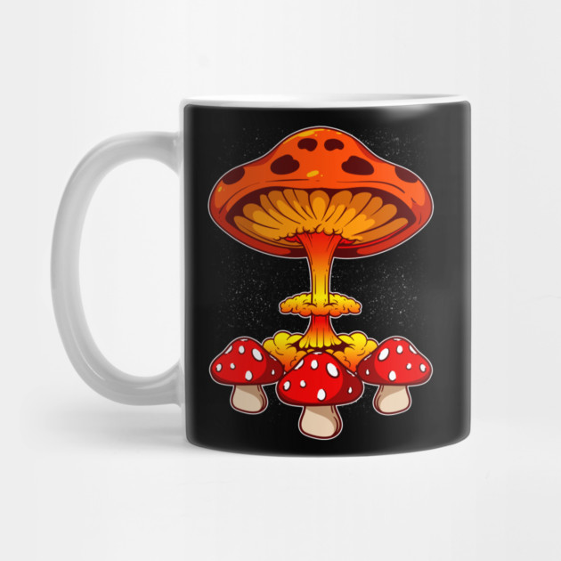 Red Mushrooms Mushroom Cloud by belownormal