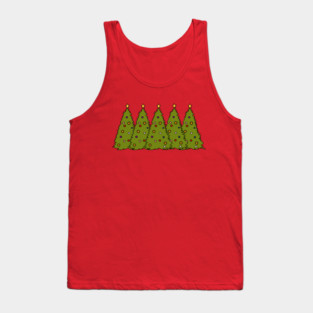 Christmas Tree Forest Tank Top
