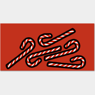 Candy Cane Posters and Art