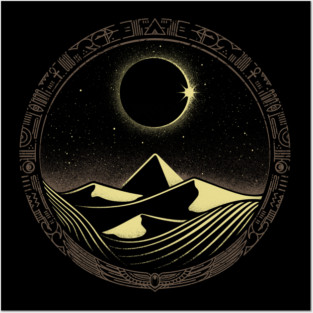 Egypt Night Posters and Art