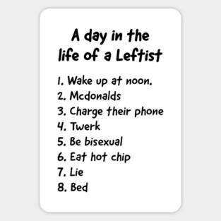 A day in the life of a Leftist Sticker