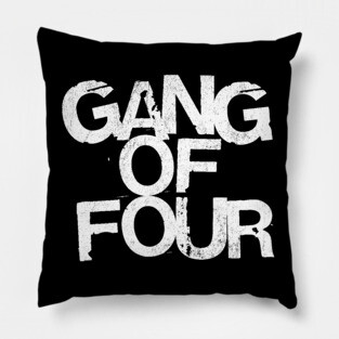 Gang Of Four -- Original Fan Art Design Pillow