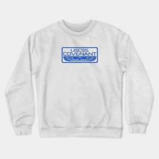 Alien Covenant logo blue Crewneck Sweatshirt