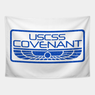 Alien Covenant logo blue Tapestry