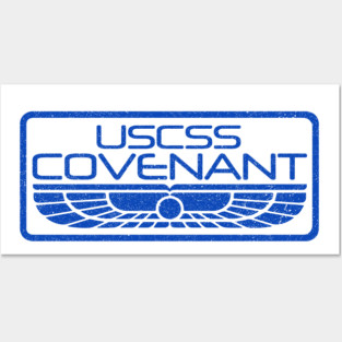 Alien Covenant logo blue Posters and Art