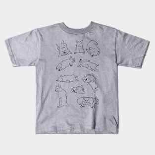 More Sleep Corgi Kids T-Shirt