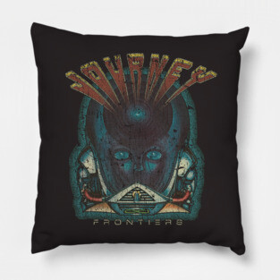 Frontiers Traveler 1983 Pillow