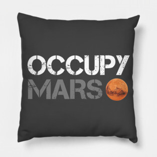 Occupy Mars Pillow