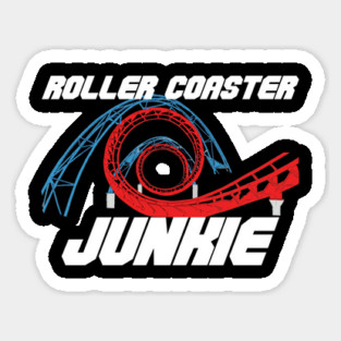 Roller Coaster Junkie Sticker