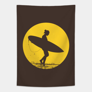 Surfer Girl Tapestry