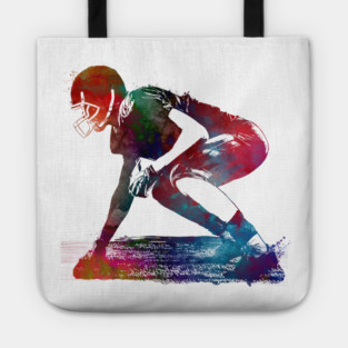 American football player #football #sport Tote