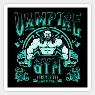 Vampire Gym Sticker