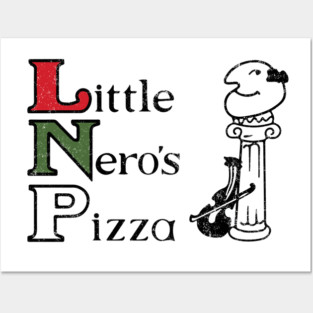 Little Nero's Pizza - Home Alone vintage logo Posters and Art