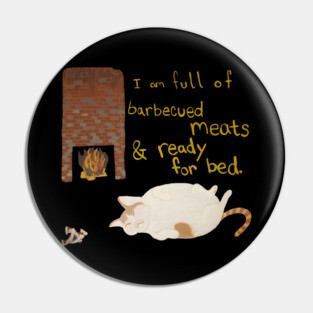 Fat Cat Barbecued Meats Pin