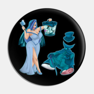 Haunted Couple Pin