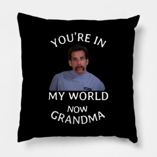You're in my world now Grandma Pillow