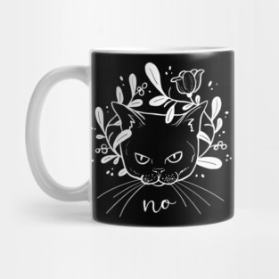 Grumpy Kitty - white Mug