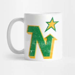 Minnesota North Stars --  Faded/Distressed Style Mug