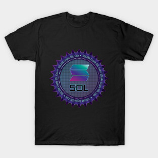 SOLANA Crypto SOL Coin Gift T-Shirt