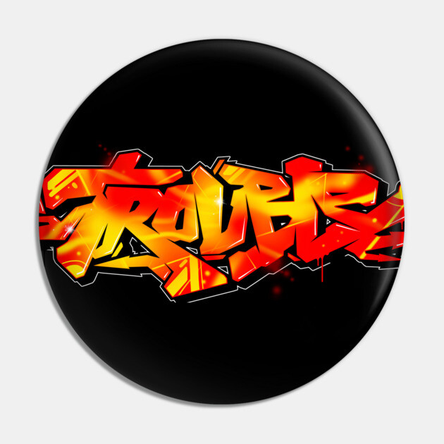 Graffiti trouble Pin by DOSER
