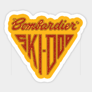 Vintage Ski Doo Sticker