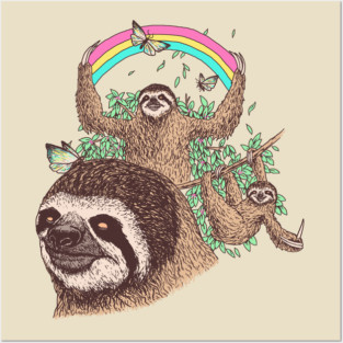 The Sloth Life Posters and Art