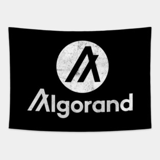 Algorand ALGO Crypto Coin Vintage Circle Tapestry