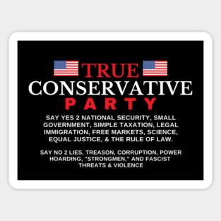 True Conservative (Former Republican) Sticker