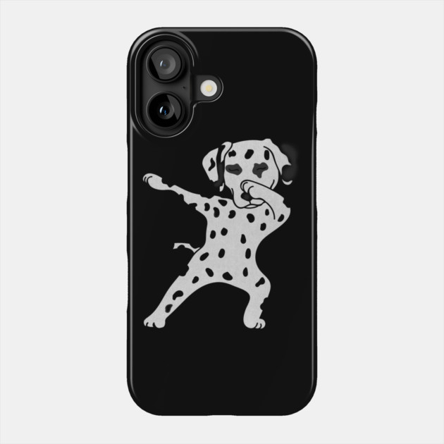 Cute Dabbing Dalmatian dog Dab Dance Gift dots Phone Case by logiamerch