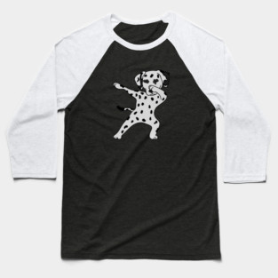 Cute Dabbing Dalmatian dog Dab Dance Gift dots Baseball T-Shirt