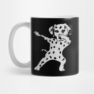Cute Dabbing Dalmatian dog Dab Dance Gift dots Mug