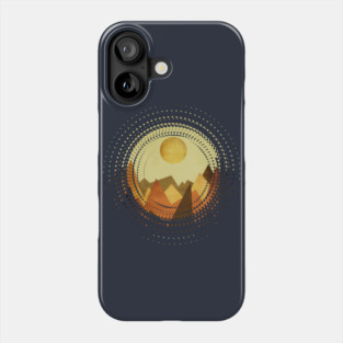 Retro landscape I Phone Case