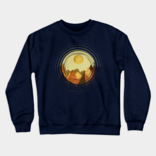 Retro landscape I Crewneck Sweatshirt