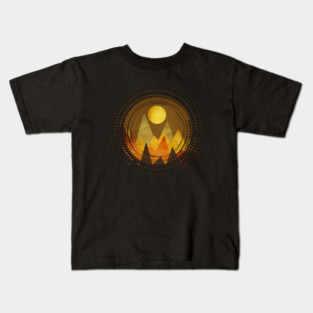 Retro landscape II Kids T-Shirt