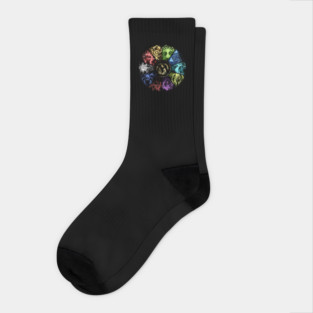 MTG | Faded Guild Wheel Socks