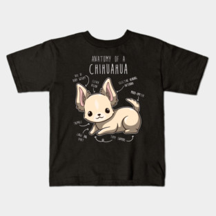Chihuahua Anatomy Kids T-Shirt
