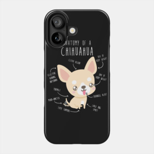 Chihuahua Anatomy Phone Case