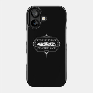 Your time is running out - Tempus Fugit Memento Mori Phone Case