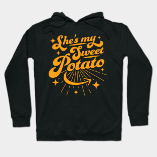She's My Sweet Potato I Yam - Couple's Matching Thanksgiving Hoodie