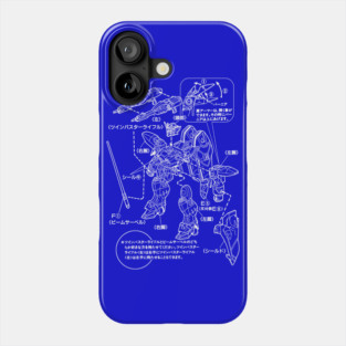 Gundam Instructions Phone Case
